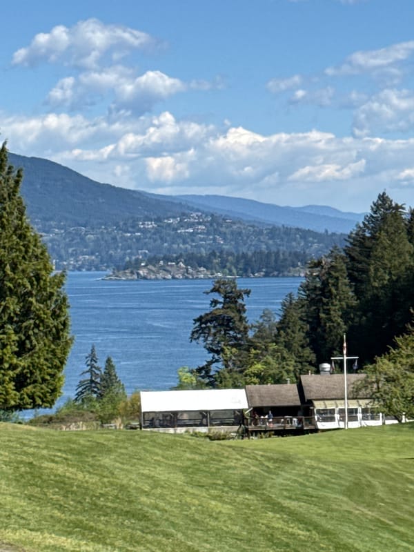 Evening scenes documented across Bowen Island golf course and waterfront