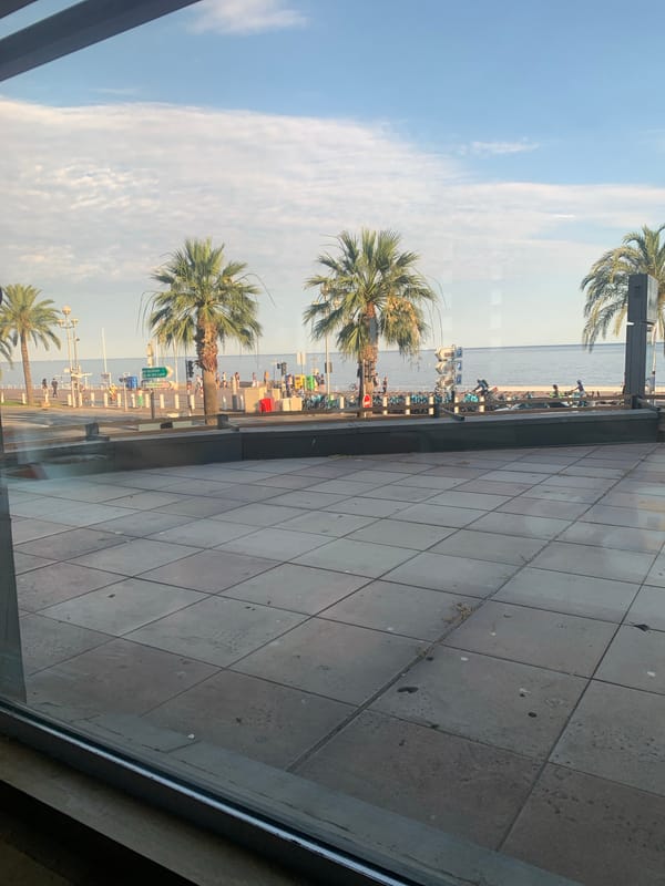 Nice's Promenade des Anglais on a sunny July afternoon