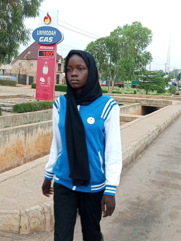 Everyday street life in Tumfure, Nigeria