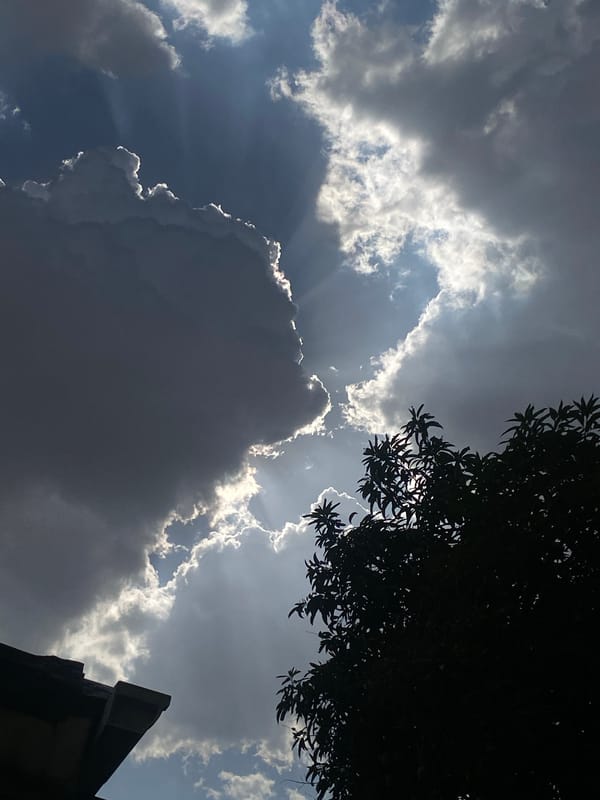 Afternoon sky watching session documented in Barden Yana, Nigeria