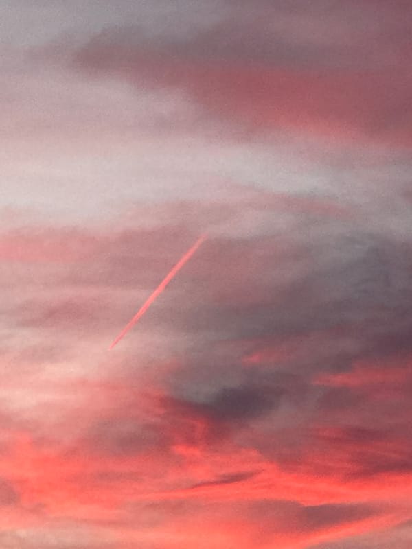 Vibrant sunset over Podgorica with ramen dinner break