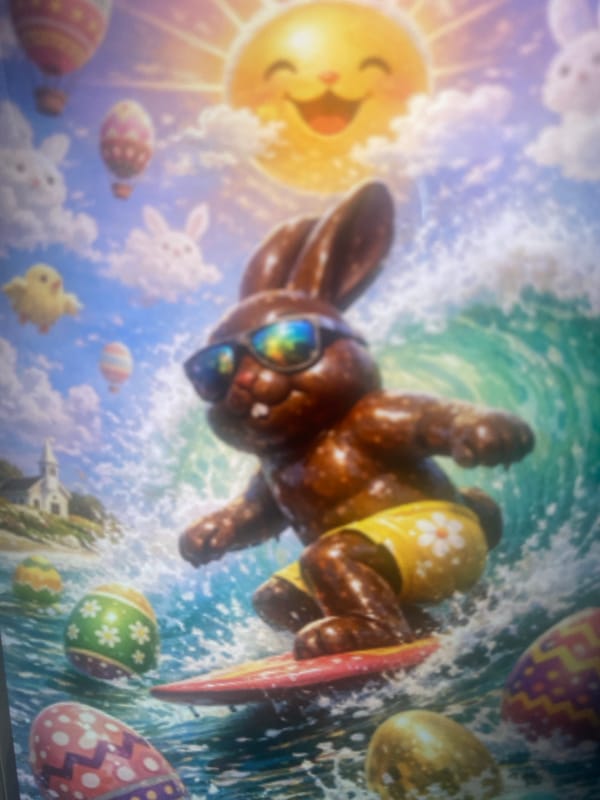 Easter decorations and spring gardening observed in Munich