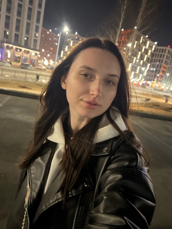 Woman photographed during art session in Tyumen, Russia