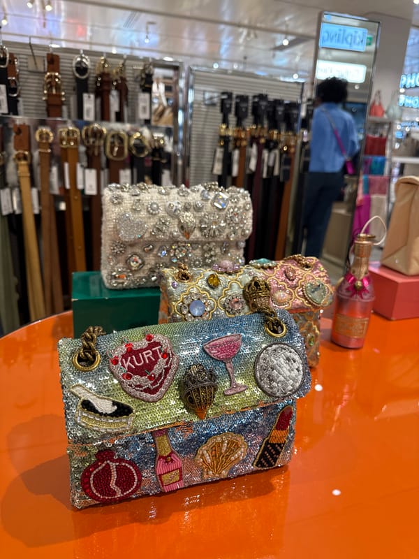 Evening scenes captured across Barcelona including retail displays, architecture