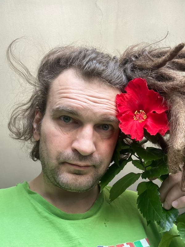 Person takes morning selfies in Biysk, Russia
