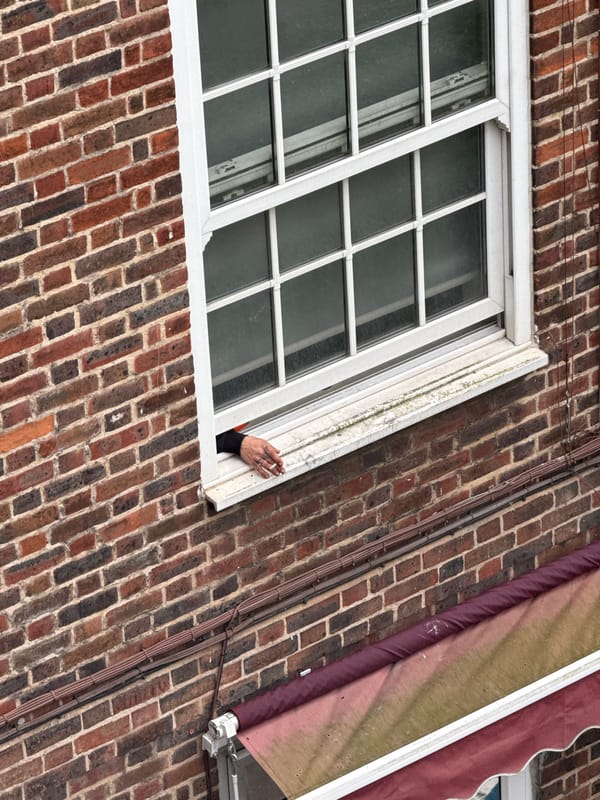 Casual London street scenes captured near Battersea Power Station