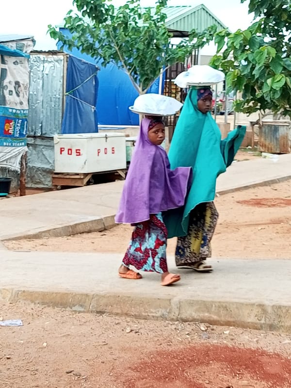 Morning street life documented in Gombe, Nigeria