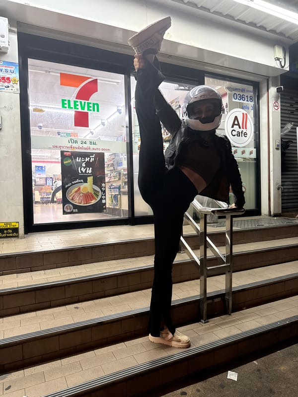 Evening snapshots capture splits, dining, and selfies across unknown locations