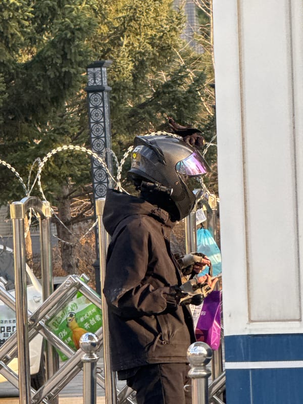 Street scenes captured in Zhongtun show daily life moments