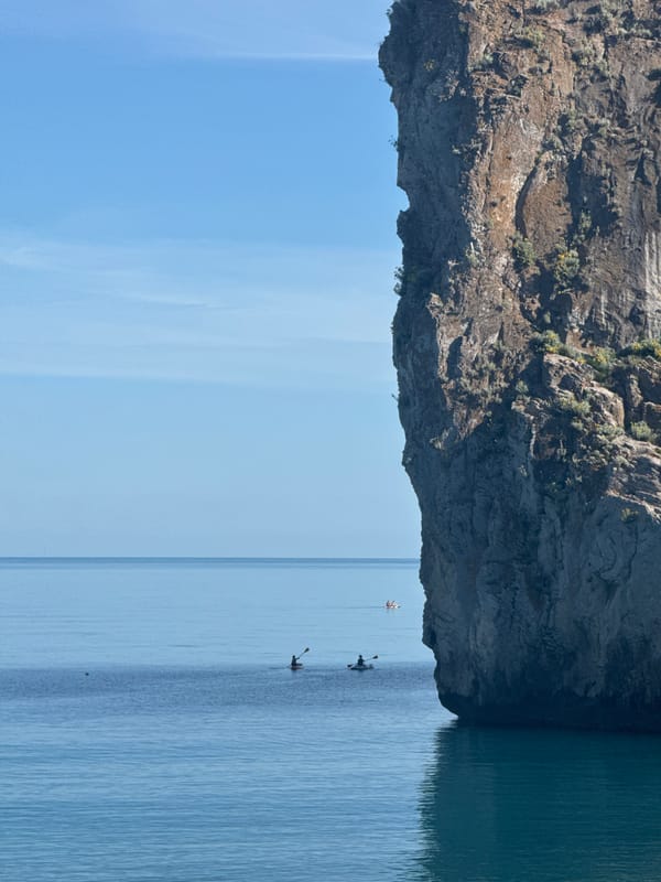 Lazy afternoon on the Black Sea cliffs at Simeiz