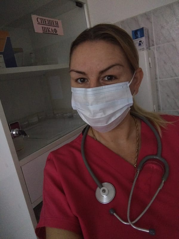 Morning medical facility operations documented in Stara Zagora, Bulgaria