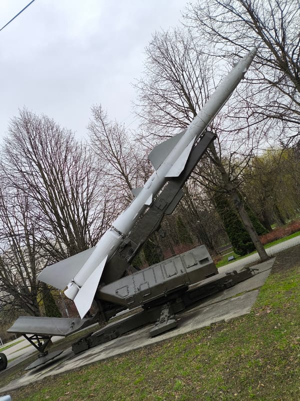 Visitor documents Soviet military memorial displays in Khimki park