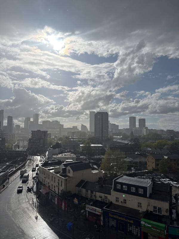 London observer captures urban view and designer shirt scenes