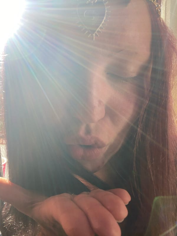 Morning selfie session captured in sunlit Montenegro home