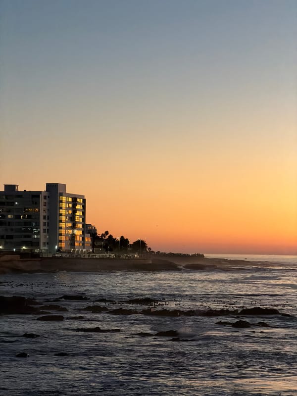 Cape Town sunset scenes captured across coastline and streets