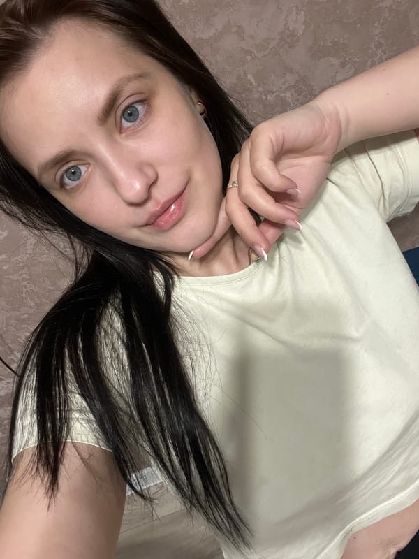 Woman photographed in casual portrait in Markovskiy, Russia