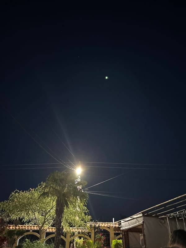 Summer evening at a decorated family property in Slanchevo, Bulgaria