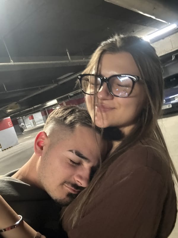 Couple shares intimate moments in Sofia parking area