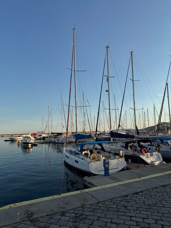 Afternoon life captured across Kavala's marina and streets