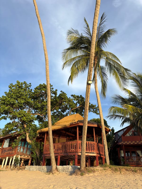 Lazy beach afternoon in Baan Tai, Koh Samui