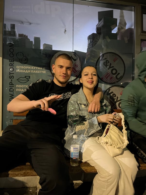 Couple documented during evening outing in Burgas, Bulgaria