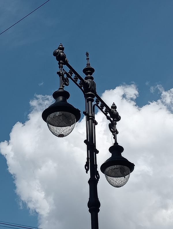 Saint Petersburg's ornate streetscape and interiors on a summer morning