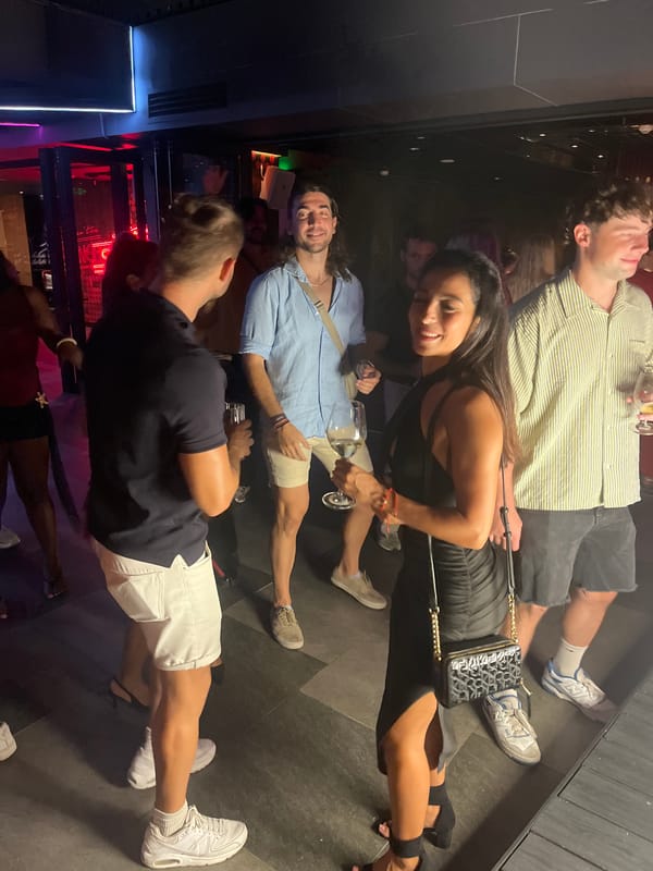 Night out at a rooftop bar in Đà Nẵng, Vietnam