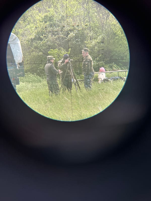 Military personnel with rifle observed in Bulgarian woodland