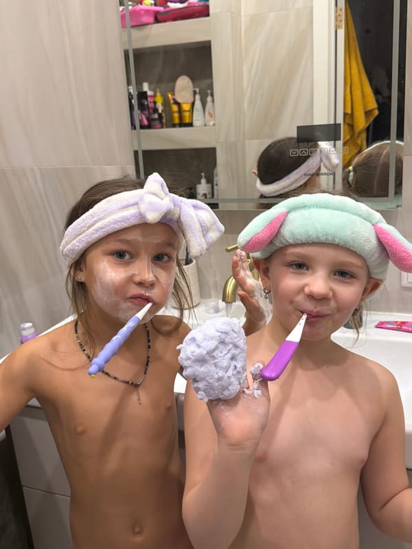 Morning bathroom routines documented in Krasnoyarsk homes