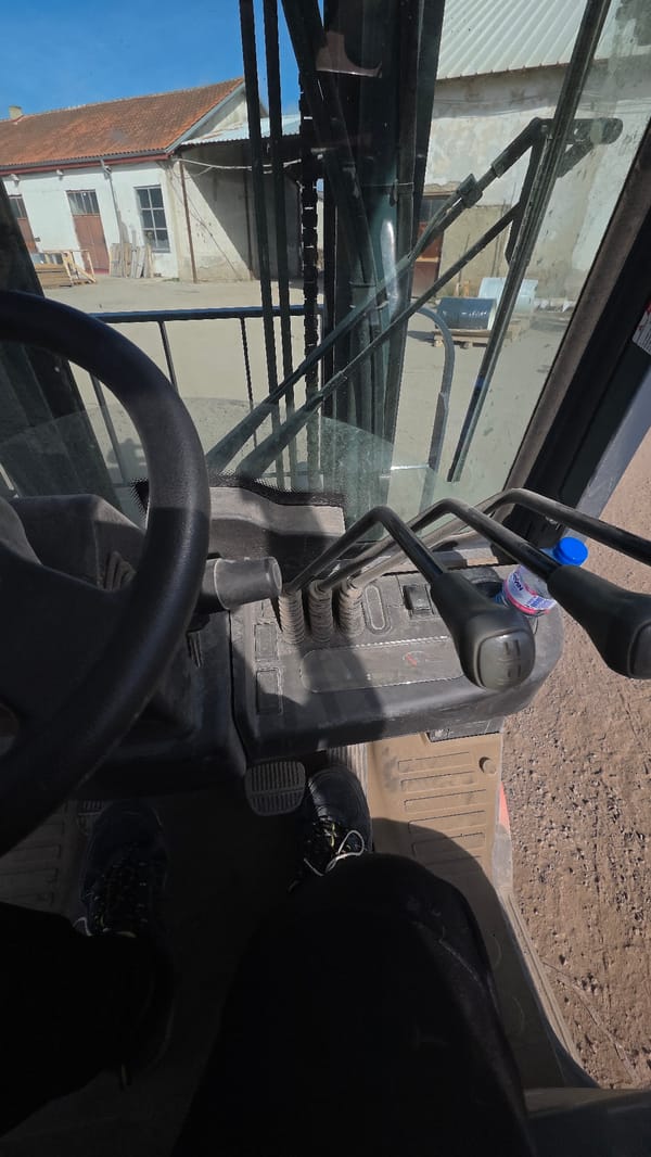 Forklift operations documented at outdoor yard in Balgarevo