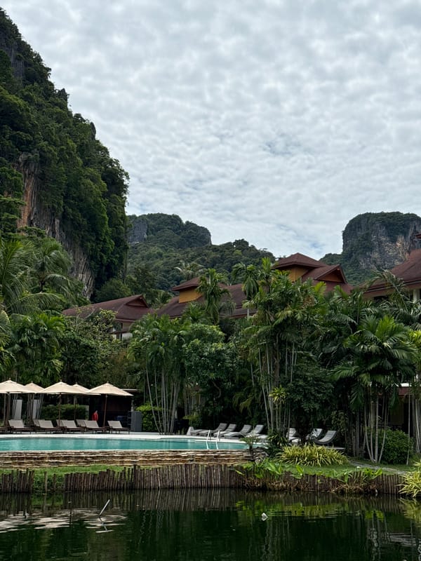Ban Ao Nang street scenes and karst landscapes, Krabi