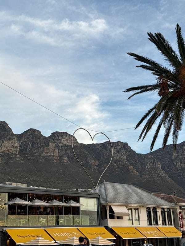 Table Mountain and Camps Bay captured in Cape Town