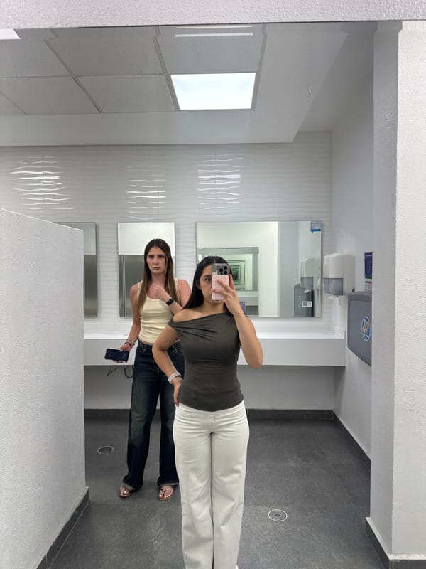 Two photographs document moments in Puebla, Mexico