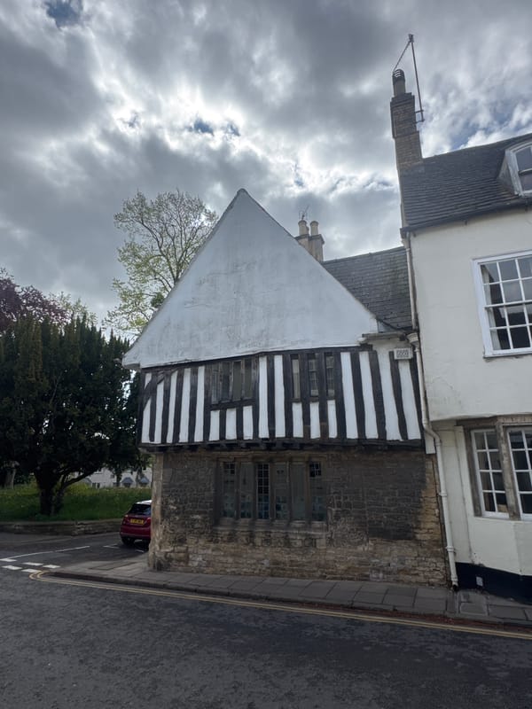 Historic streets photographed in South Kesteven during morning hours