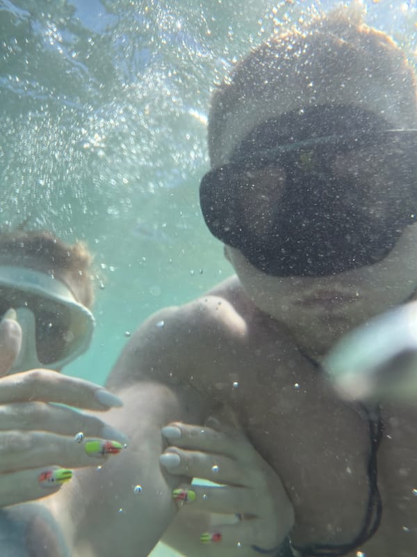Snorkeling session documented in Sharm El Sheikh waters