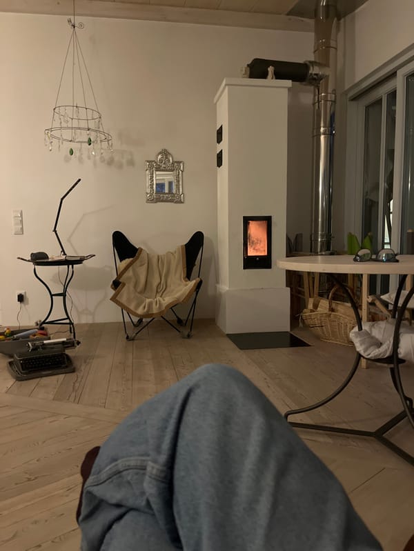 Quiet domestic evening captured in Hohenbrunn home