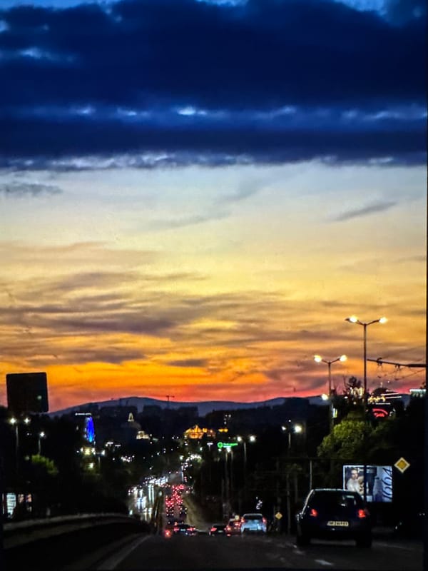 Quiet evening moments captured in Bozhurishte home and street