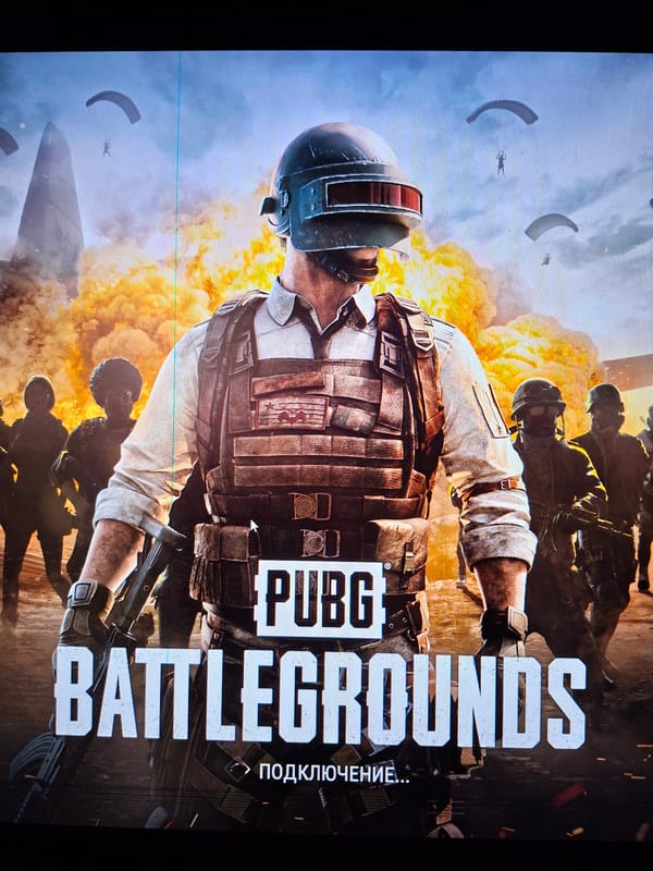 Gaming Setup Documentation Shows PUBG Content and LED Keyboard