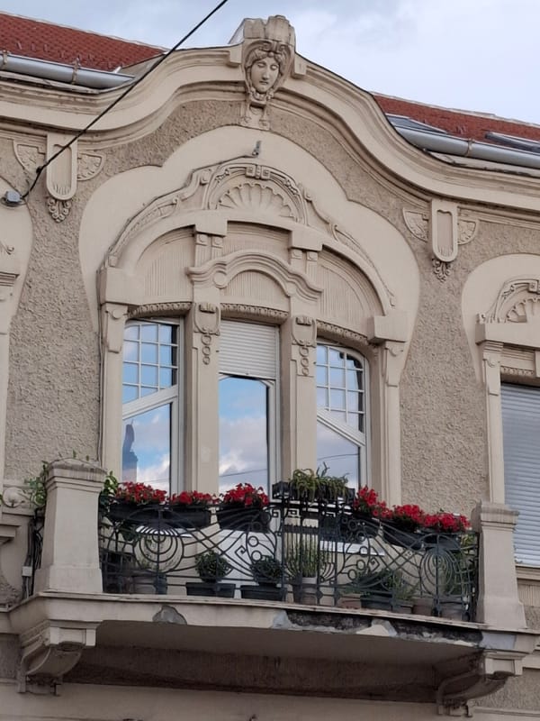 Rainy afternoon walk through historic Zemun streets and architecture
