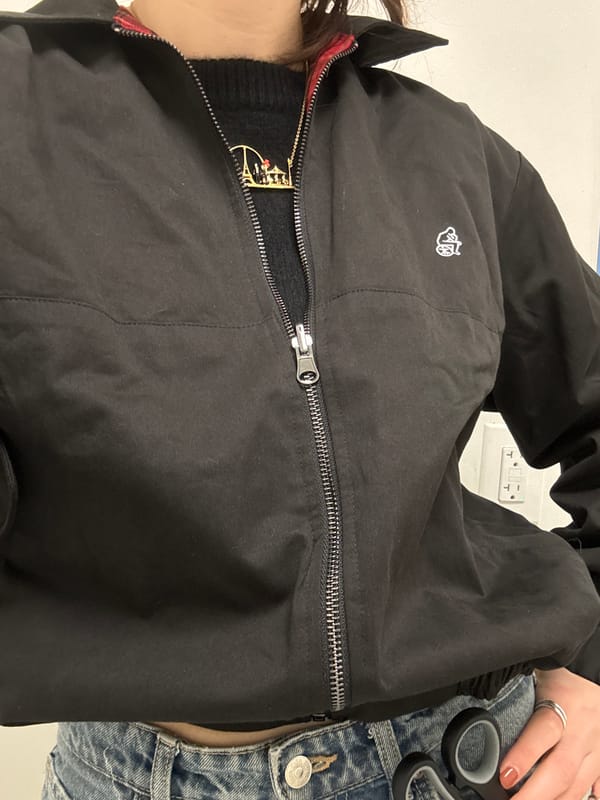 Casual clothing and hashtag imagery captured in NYC