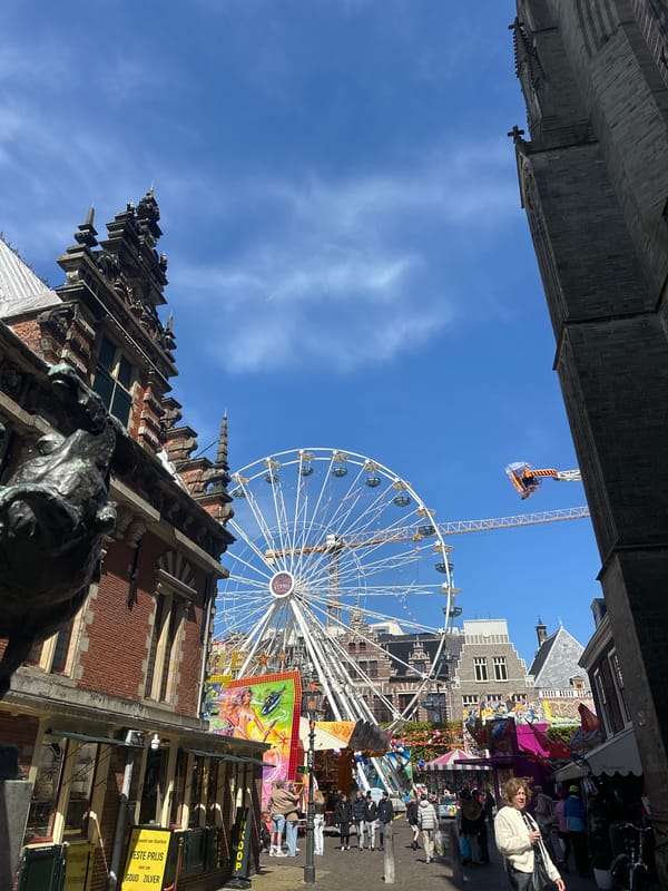 Fair brings color to sunny Haarlem streets