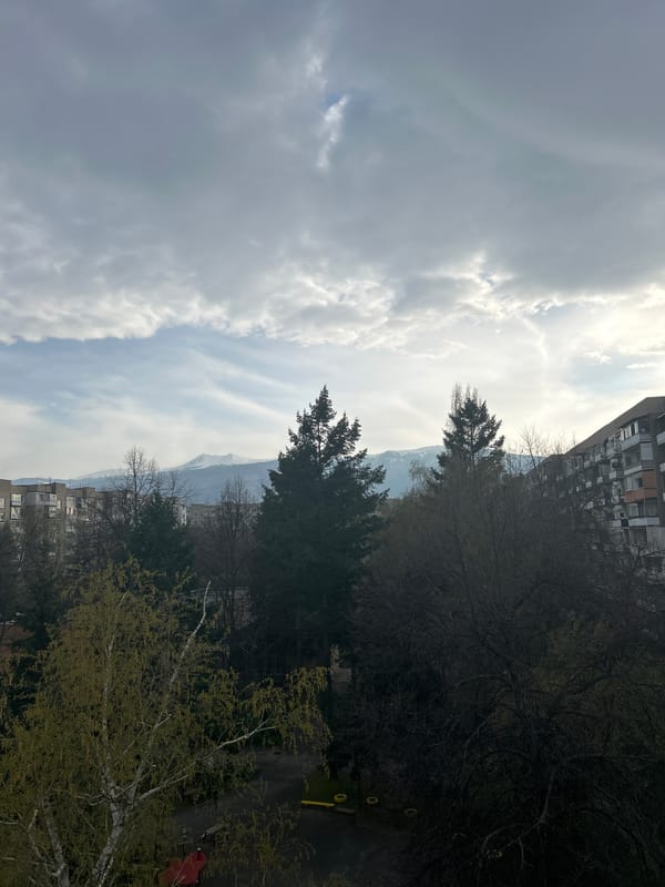 Spring day and medical treatment documented in Sofia
