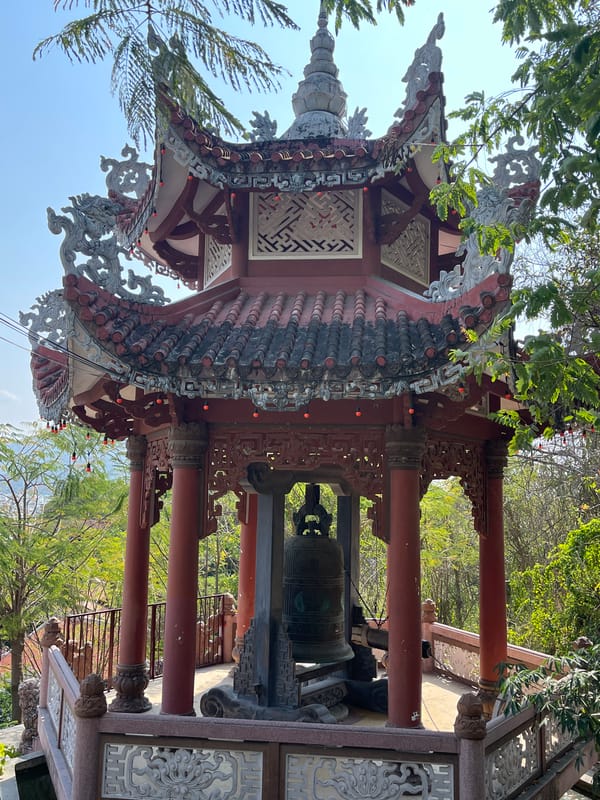 Morning temple visit documented in Nha Trang, Vietnam