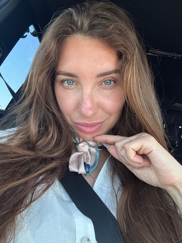 Woman poses for close-up portrait in Silla, Spain