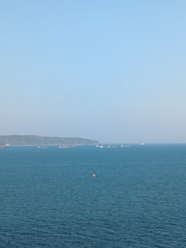 Coastal scenery documented around South Quy Nhon Ward, Vietnam