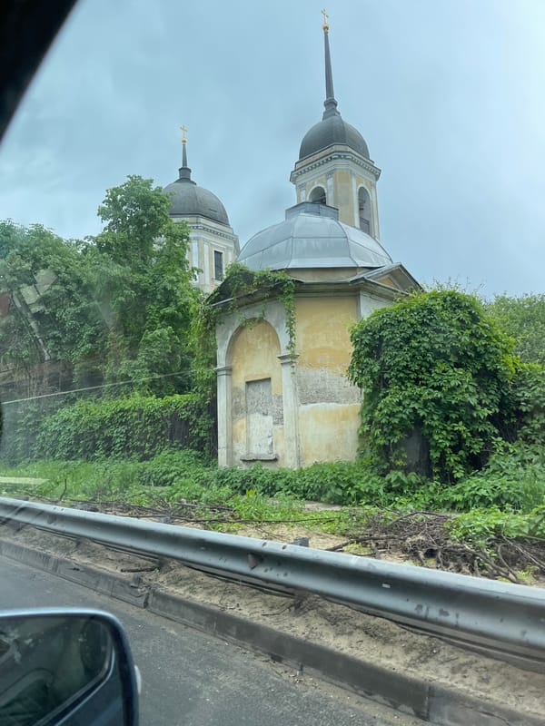 Church and war memorial documented in Semyonovskoye, Russia