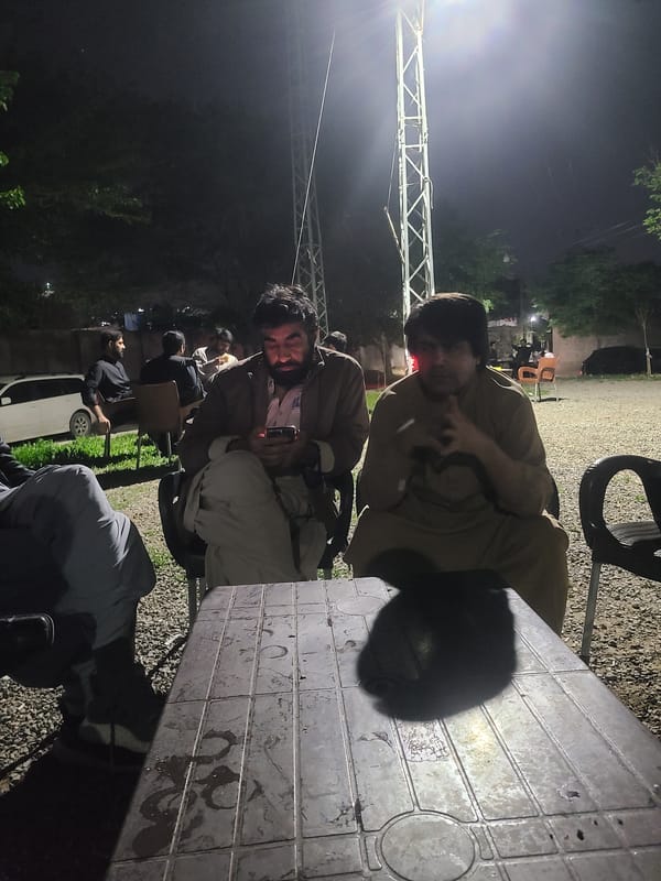 Evening social gathering and full moon sighting in Quetta