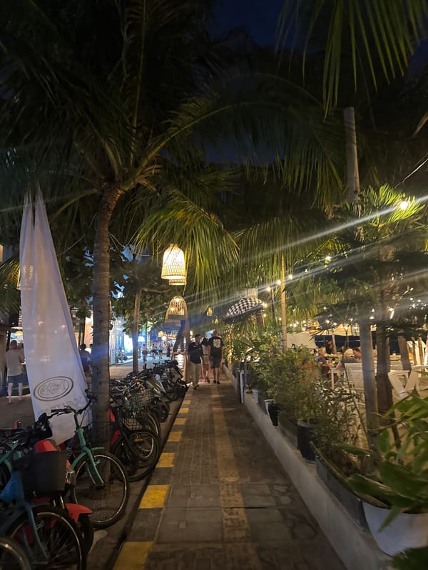 Indonesian beach destination comes alive at dusk with dining and markets