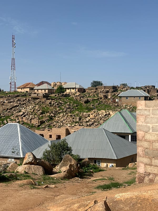 Afternoon documentation captures daily life across Jos Nigeria's rocky terrain
