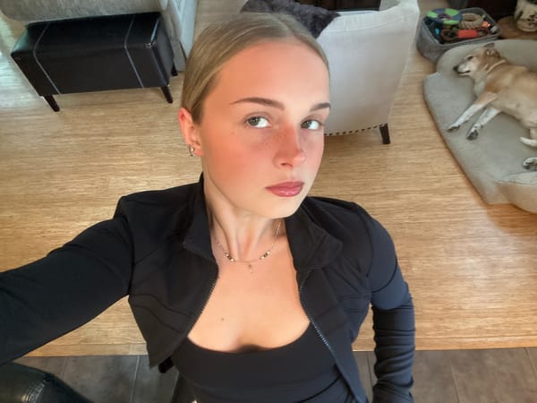 Person takes indoor selfie in Whistler, Canada